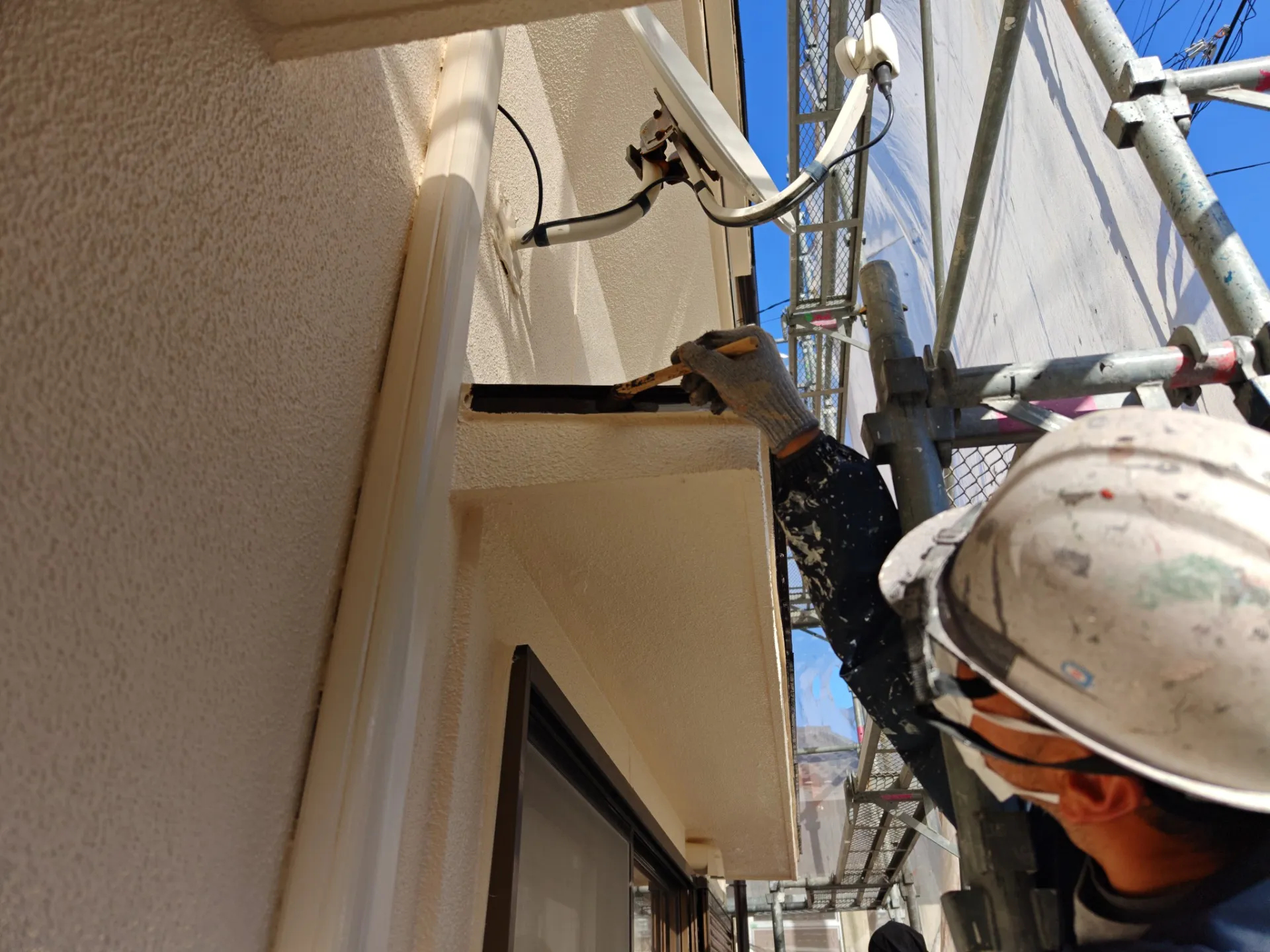 鹿児島市：【現場レポート】刷毛入れ