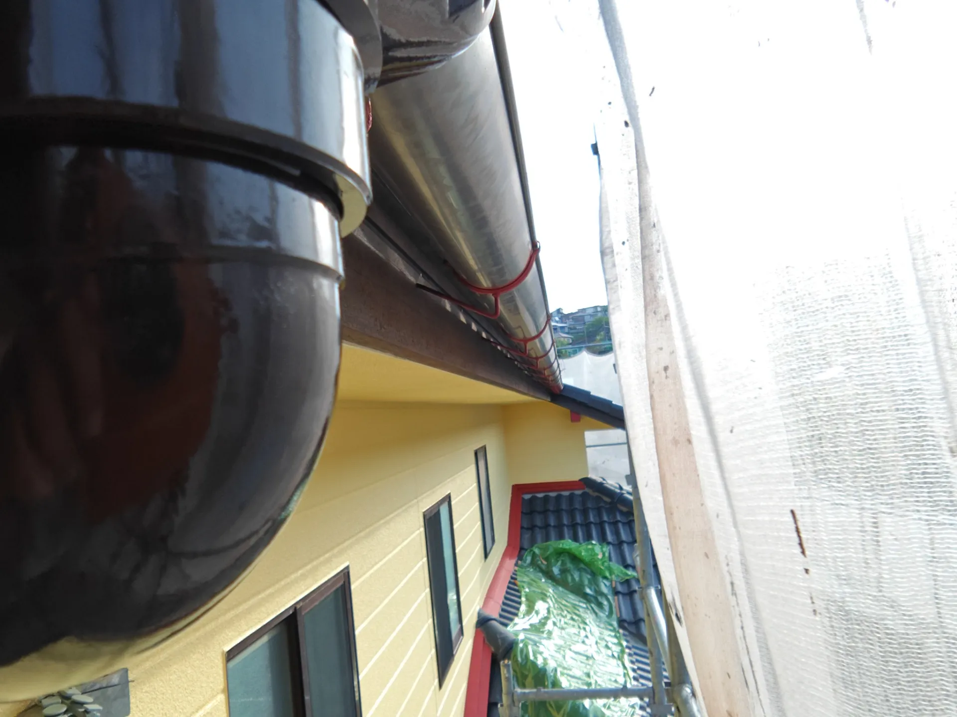 鹿児島市：【現場レポート】雨樋塗装