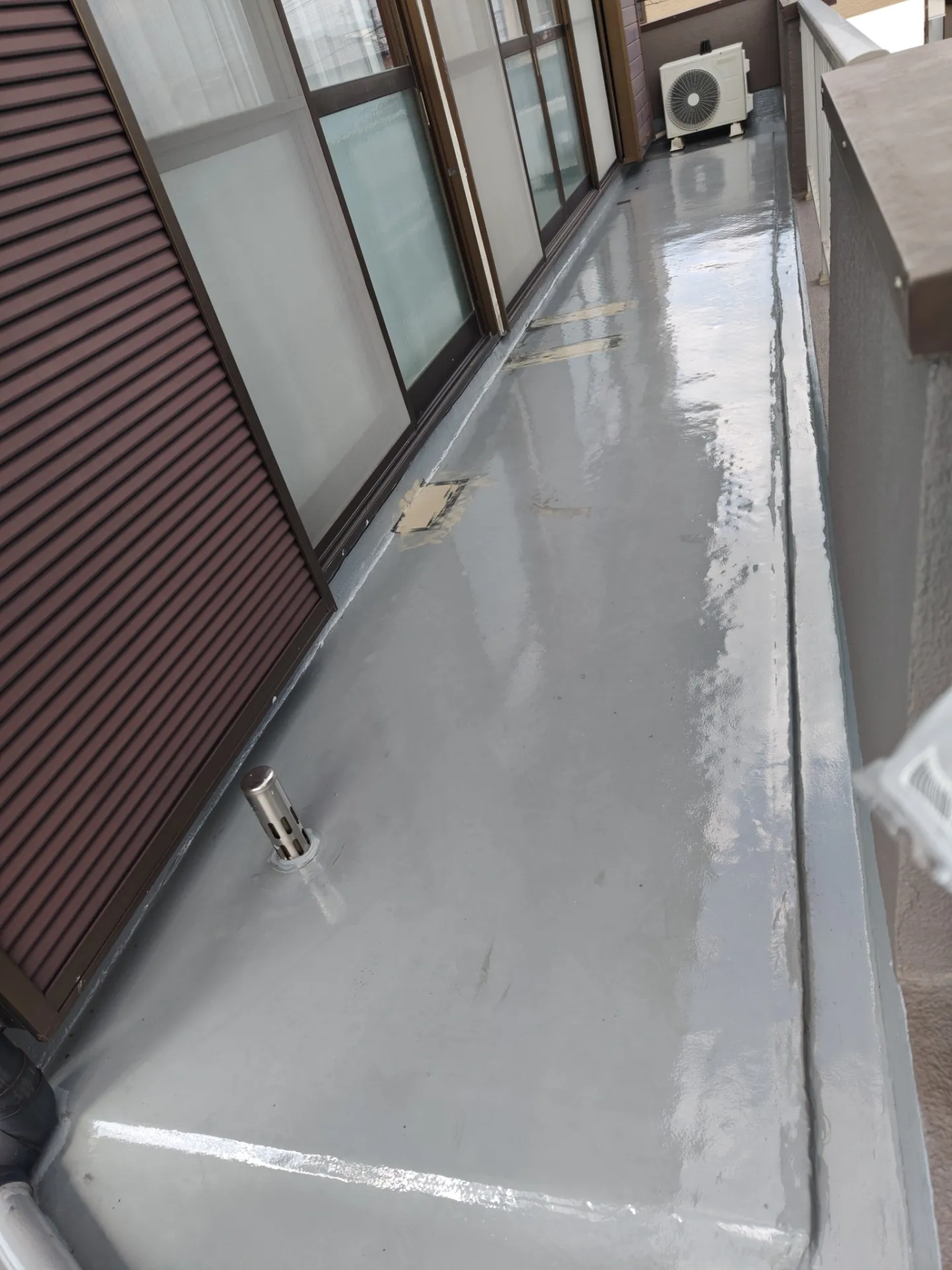 鹿児島市：【現場レポート】ベランダ防水工事雨漏り対策